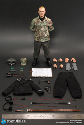 DID Palm Hero WWII Panzer Commander Max Wünsche 1/6 Scale Action