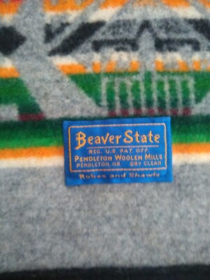 Pendleton Beaver State Robes and Shawls Aztec Navajo Indian Lap