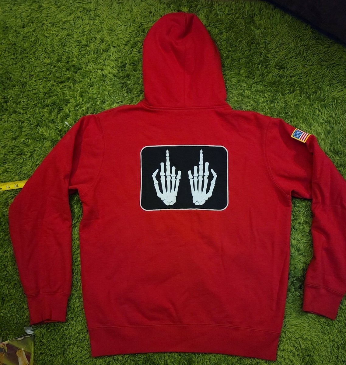 RARE Supreme x HYSTERIC GLAMOUR Hell Hysteric full zip patch