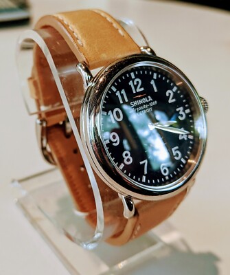 Shinola Runwell - Aragonite 1069 Detroit Watch Sapphire Crystal