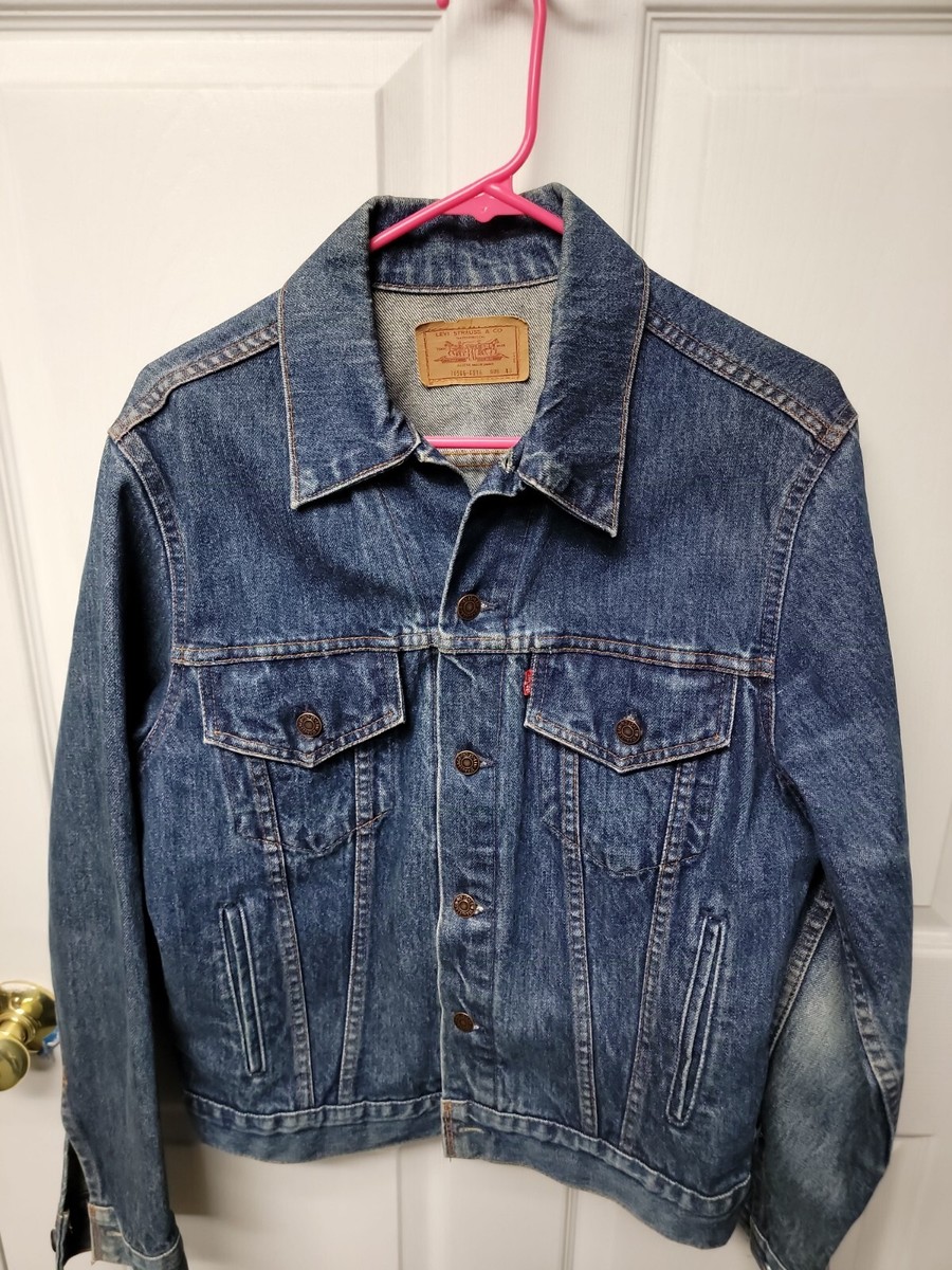 Vintage Levis Denim Trucker Jacket 70506-0216 Size 40 Levi Strauss