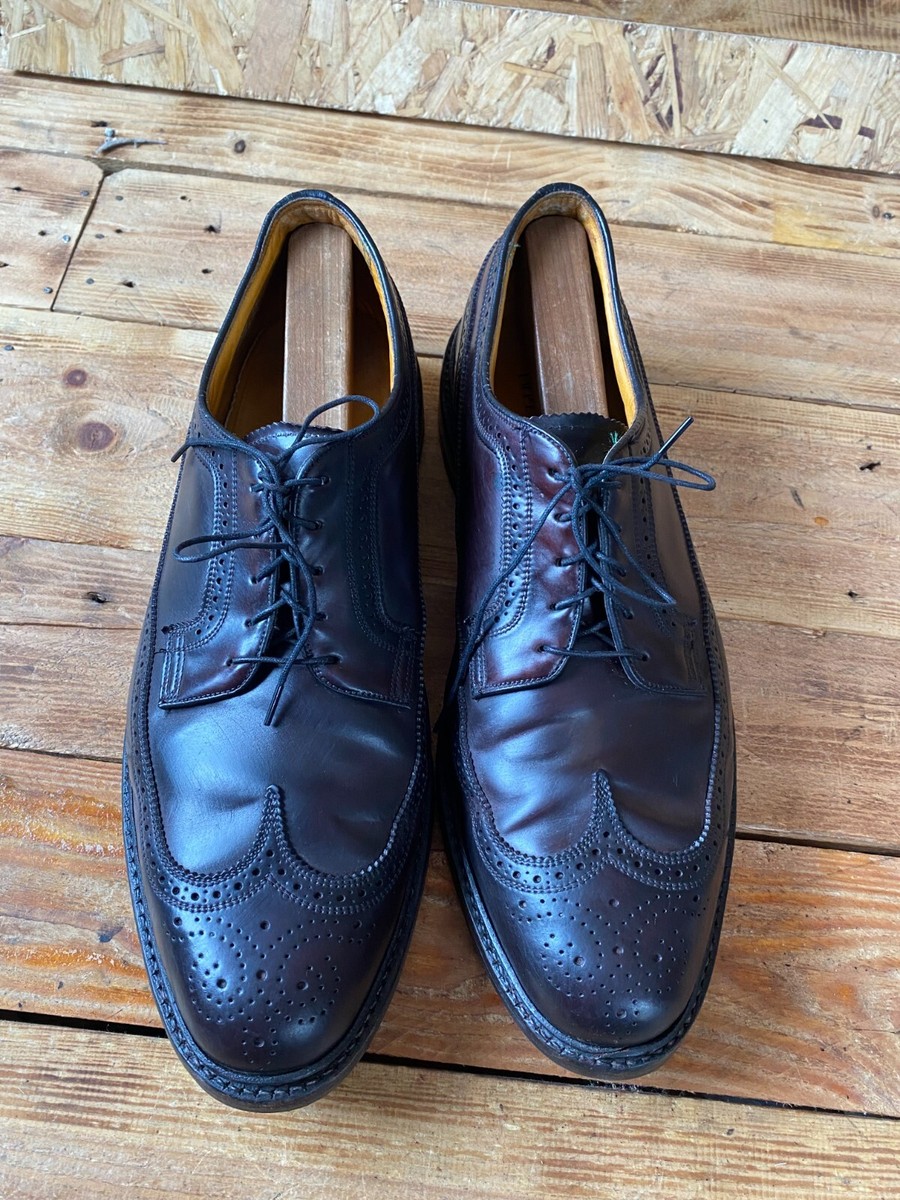 FLORSHEIM IMPERIAL 'Kenmoor' Brown Shell Cordovan Wingtip Dress