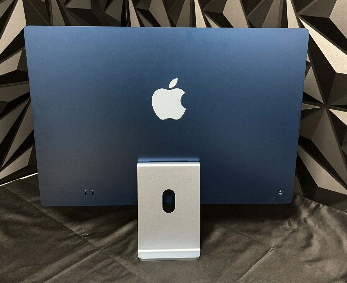 Apple iMac 24” M1 2021 A2439 Blue - 2-Port Chassis + Stand Bundle