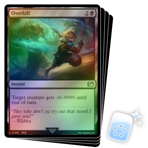 FOIL OVERKILL X4 Final Fantasy FIN Magic MTG MINT CARD | eBay