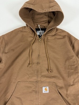 CARHARTT WIP OG ACTIVE JACKET HAMILTON BROWN RINSED XL NWT | eBay