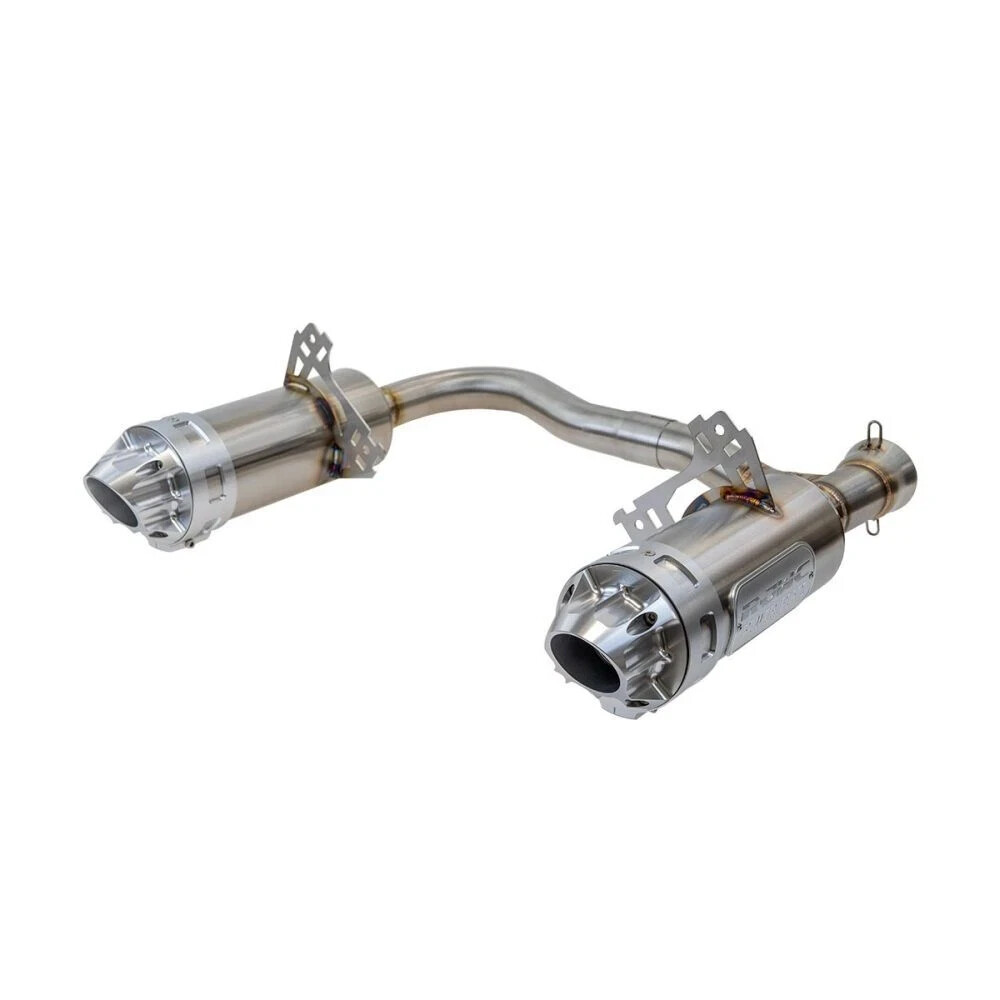 RJWC 1207 Mud Edition Dual Slip On Exhaust for Polaris Scrambler