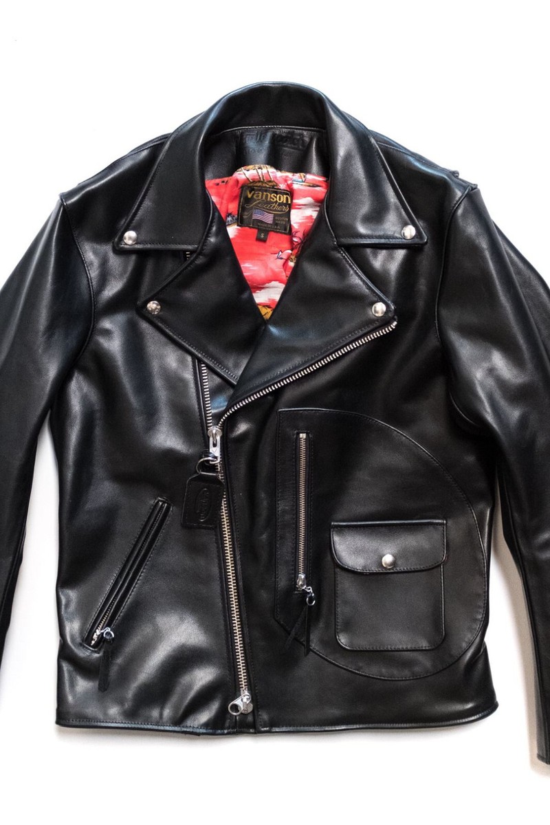 ButterScotch x Vanson Leather Jacket - 'Aloha' Commando 4.0