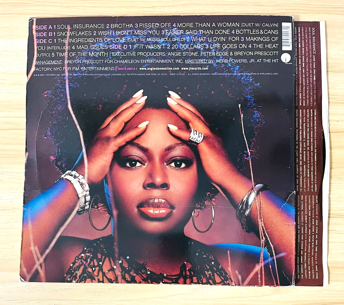 Angie Stone / Mahogany Soul 2001 US ORIGINAL 2LP J Records D