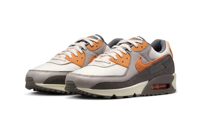 Nike Air Max 90 Premium Flat Pewter Copper Moon IB7467-029 Mens