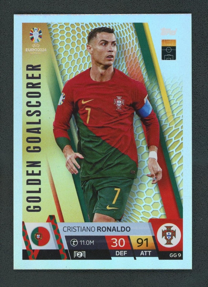 CRISTIANO RONALDO TOPPS MATCH ATTAX UEFA EURO2024 GERMANY GOLDEN