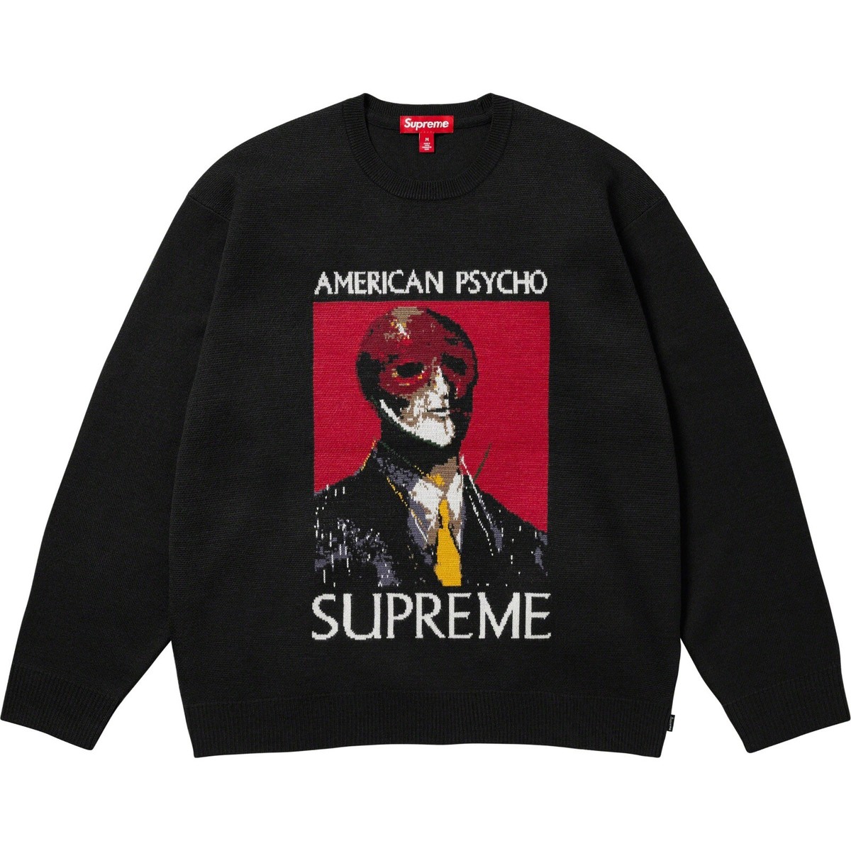 Supreme American Psycho Knit Sweater FW23 3colors Black Green