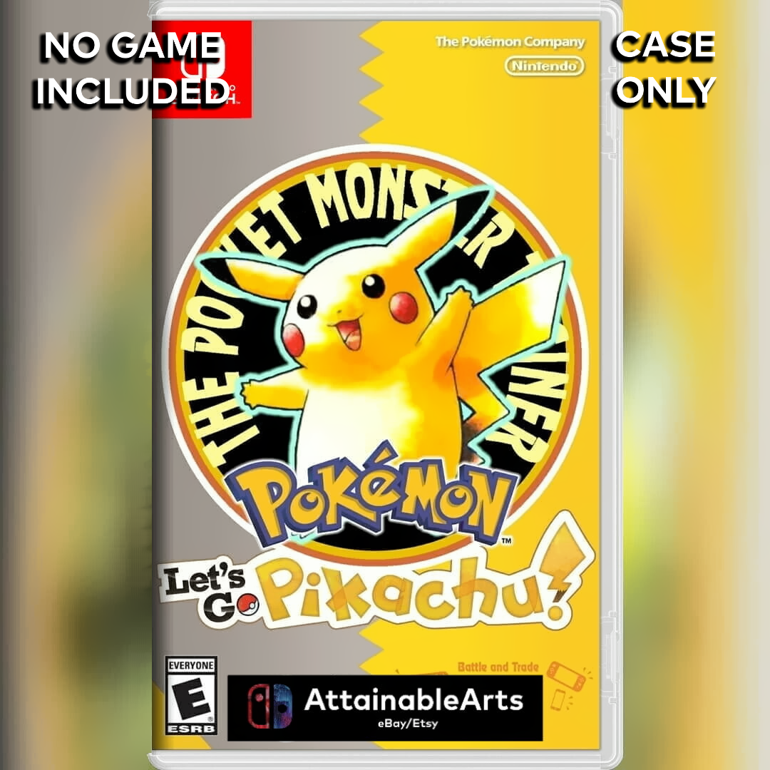 Pokémon: Let's Go, Pikachu!: Game Case/Custom Cover (Switch, 2018