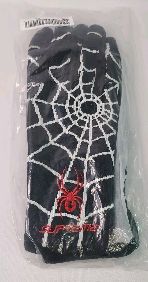 Supreme x Spyder Gloves Jacquard Knit Graphics | Sz MEDIUM