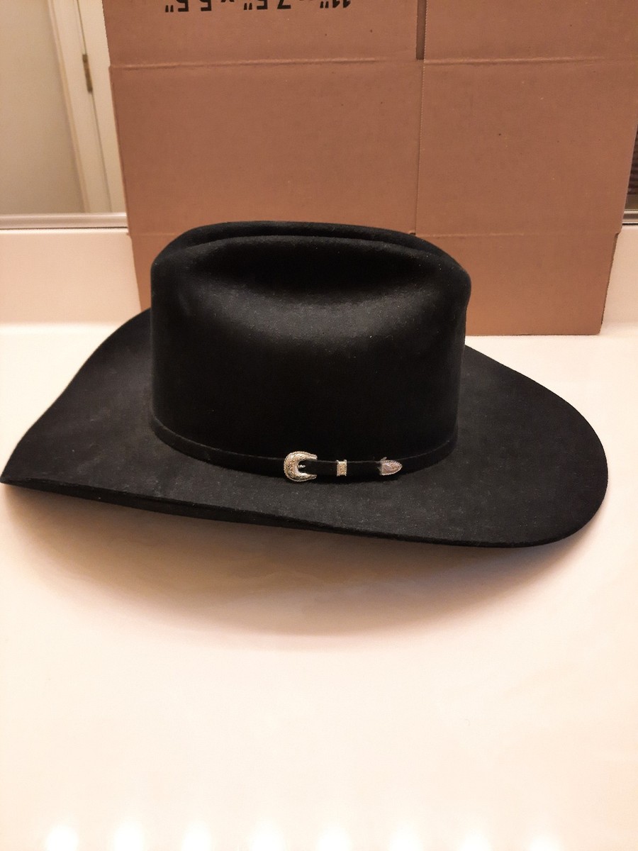 Vintage Stetson Men's Sutter Comfort Premier 4X Beaver Fur Black