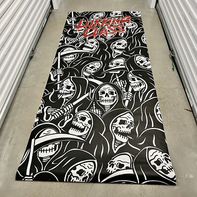 Lurking Class Multi Skull Banner 98”x42” Double Sided Vinyl | eBay