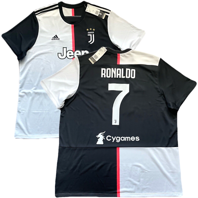 2019/20 Juventus Home Jersey #7 Ronaldo 3XL adidas Soccer Cygames