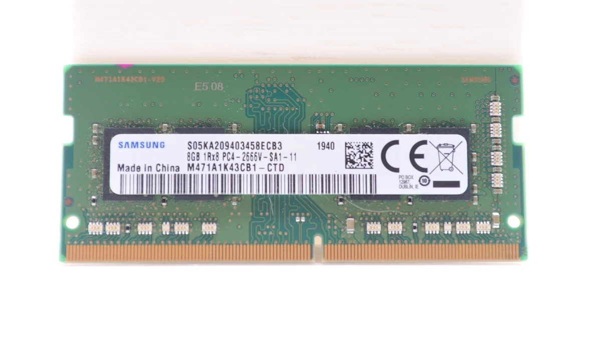 Samsung SO-DIMM Computer PC4-21300 (DDR4-2666) Bus Speed Memory
