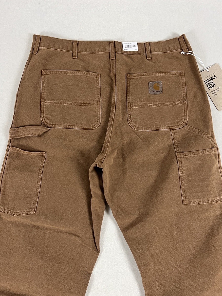 CARHARTT WIP DOUBLE KNEE PANT TAMARIND FADED 36X32 NWT | eBay