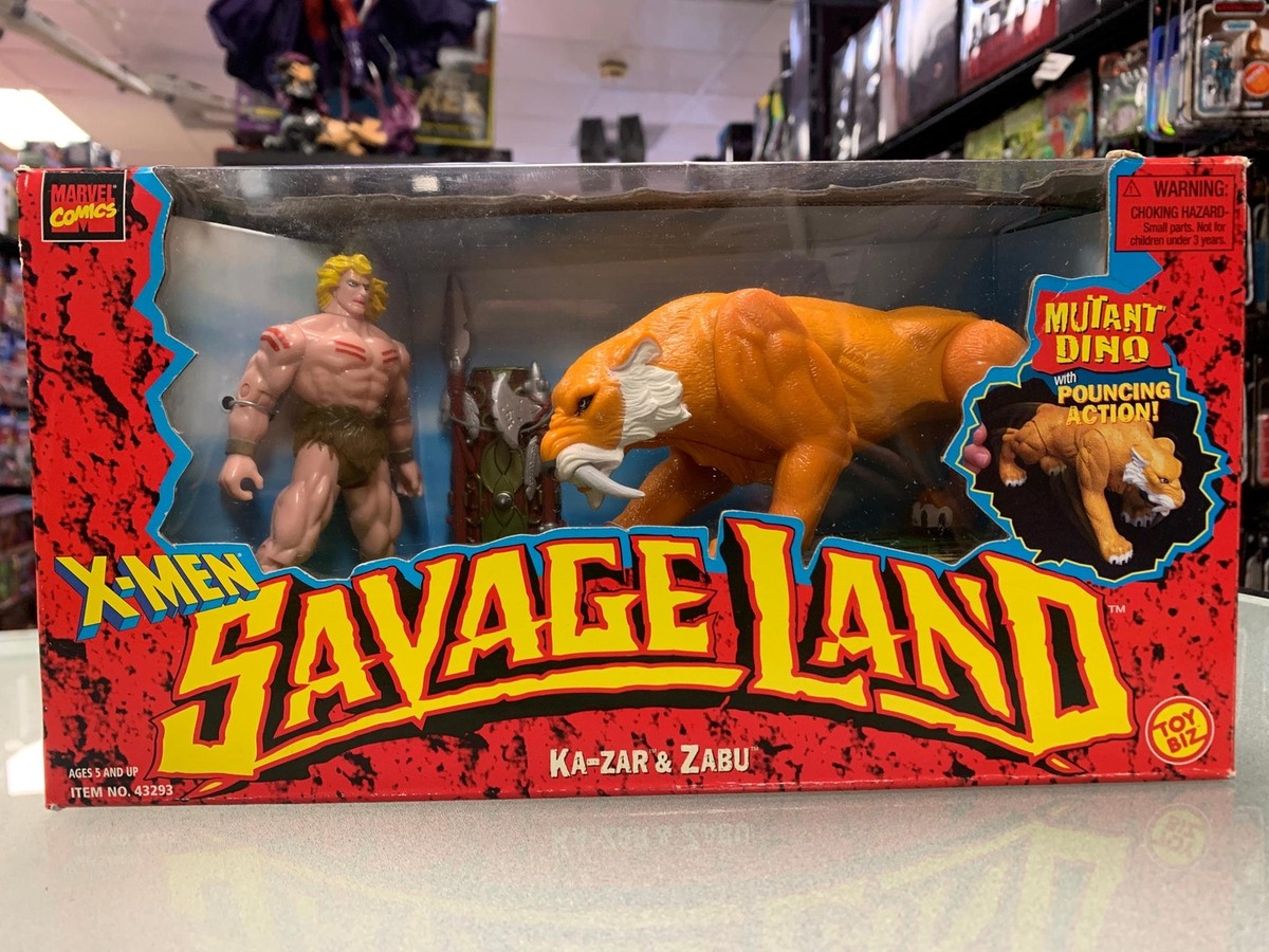 Ka-Zar & Zabu (Vintage X-Men Savage Land, Toybiz) Sealed | eBay