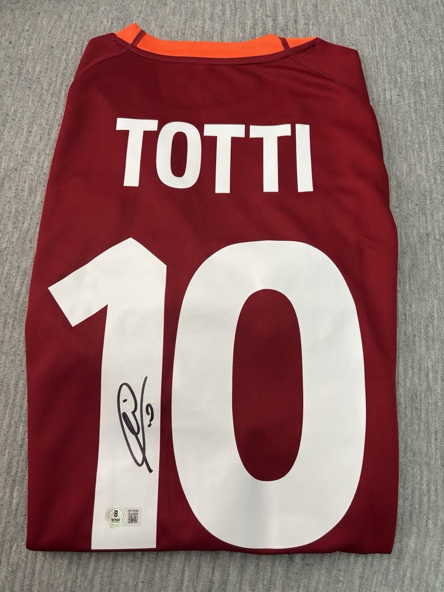 Francesco Totti Signed As Roma Jersey | eBay