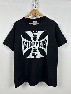 Men's Vintage West Coast Choppers Black T-Shirt Paul Walker Size L