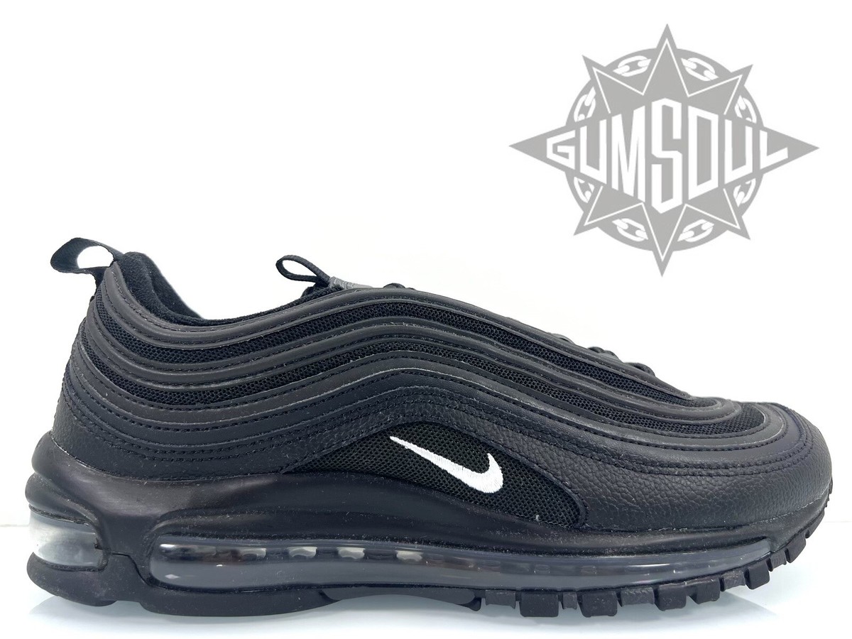 NIKE AIR MAX 97 BLACK WHITE ANTHRACITE TERRY CLOTH SUEDE 921826