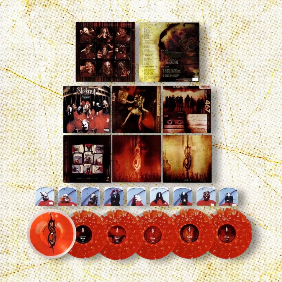 Slipknot 6LP 25th anniversary Blood Filled Box set /100 PREORDER