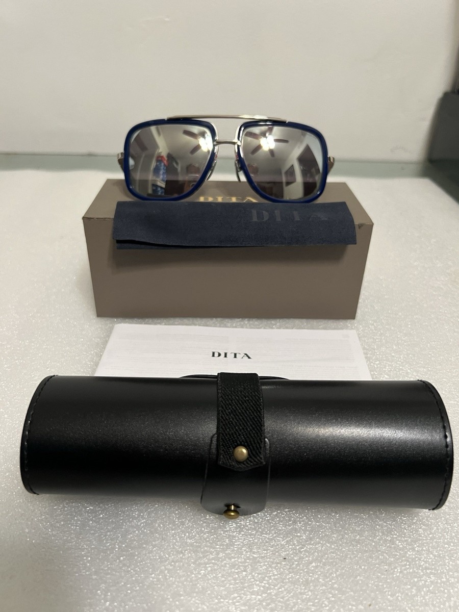 DITA MACH ONE DRX-2030-J BLU-SLV-59 Sunglasses Eyeglasses limited