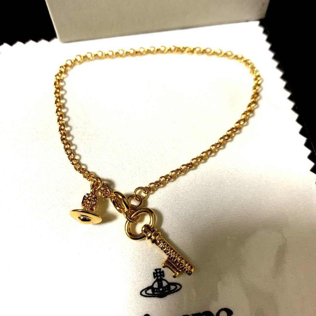 Vivienne Westwood Bracelet Key Orb Gold NO BOX [EJ758 | eBay