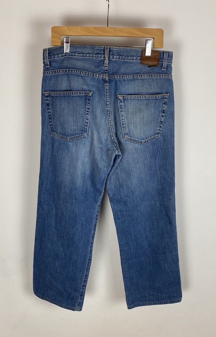 Stussy -Wk Denim Blue Jeans Relaxed fit Size 32 X 27.5” 90s