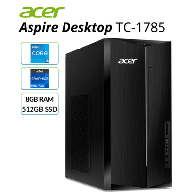 Acer Aspire TC-1785 Desktop Core Intel Core i5 8GB RAM 512GB SSD