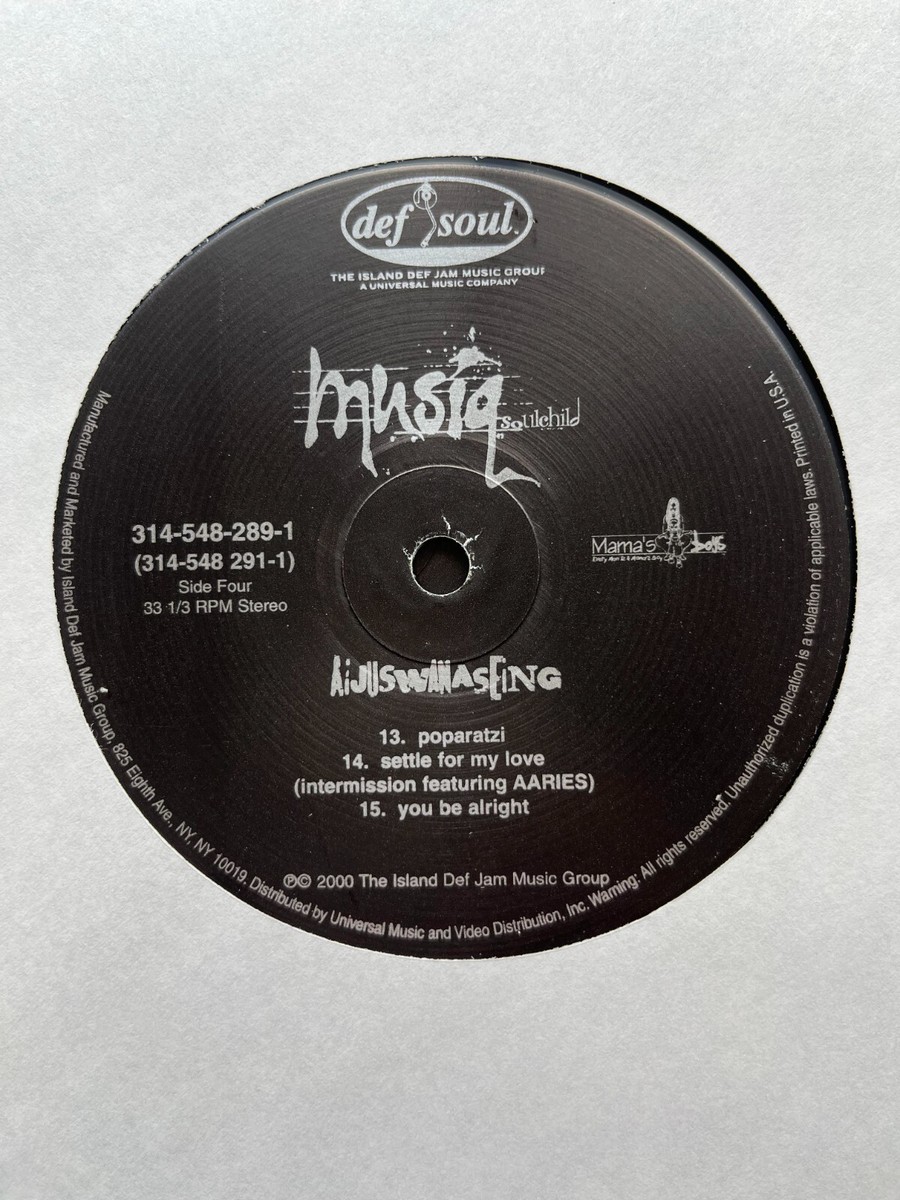 musiq soulchild / Aijuswanaseing 2000 Vinyl US original Def Soul