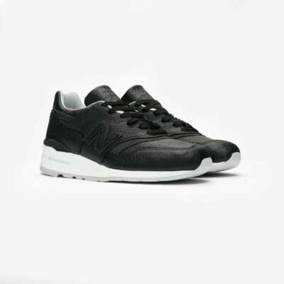 New Balance M997BSO 997 Made in the USA BLACK BISON White Leather