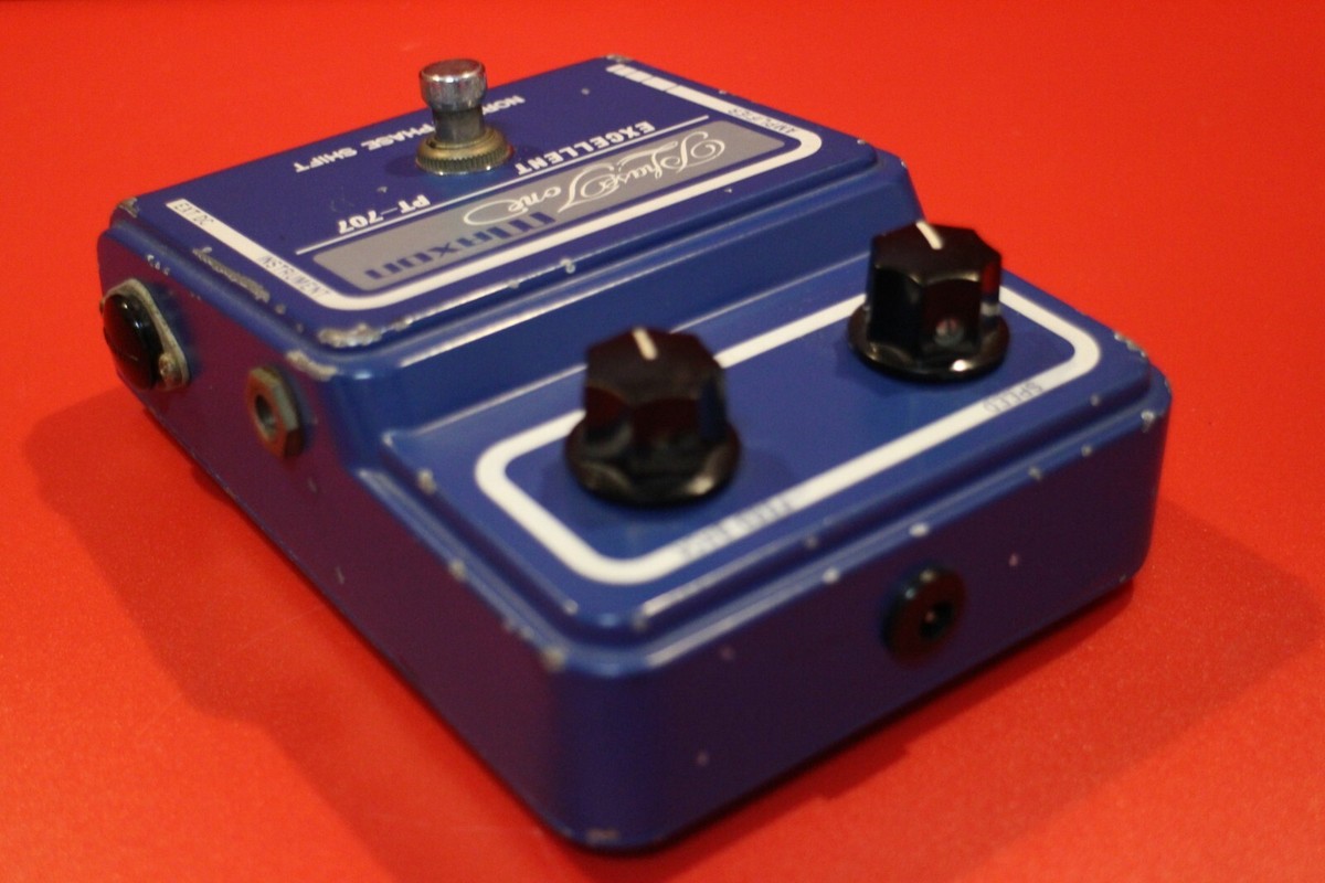 Vintage Maxon PT 707 Phaser Tone Pedal Effecter Guitar Stomp Box