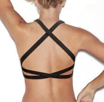 PINK VICTORIA'S SECRET 86 SEQUINS HALTER SWIM TOP XS | eBay