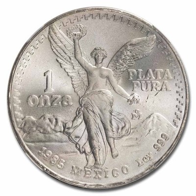 1985 Mexico 1 oz Silver Libertad MS-66 NGC (Coat of Arms Label) | eBay