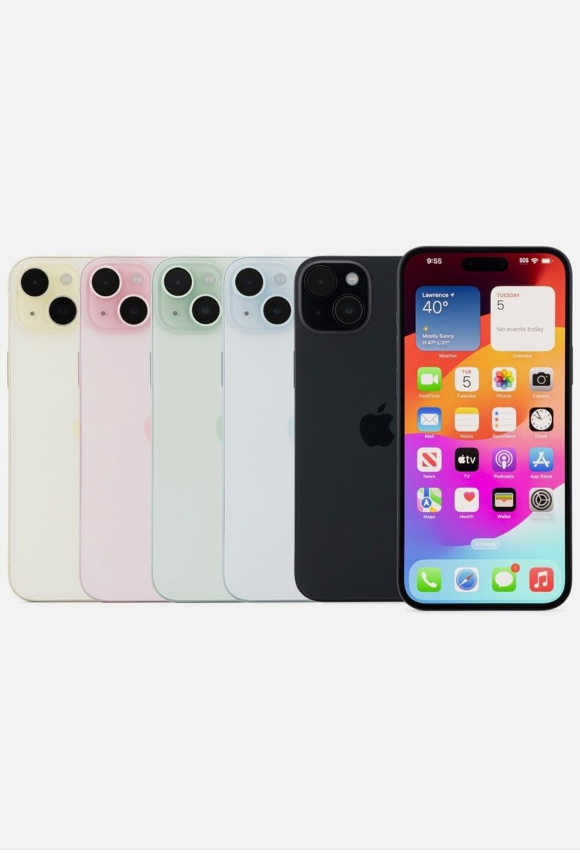 Apple iPhone 15 Plus - 128 GB - Black (Unlocked) | eBay