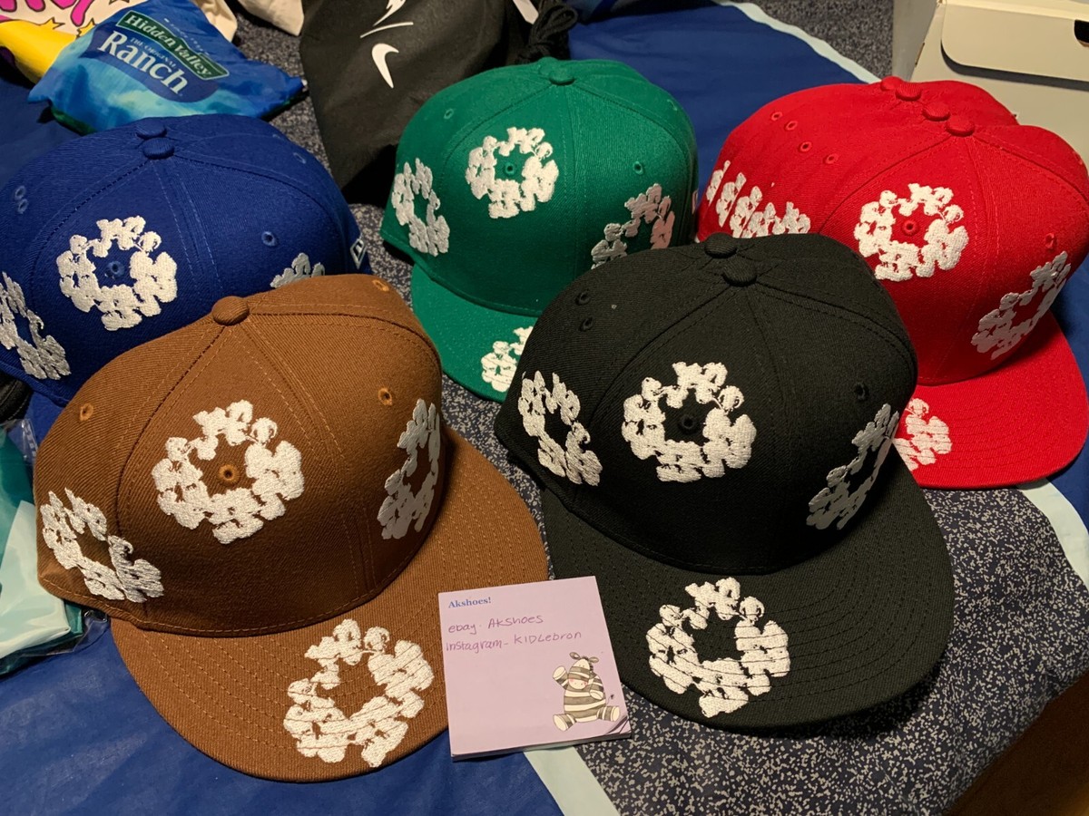 Denim Tears New Era Cotton Wreath Fitted Hat ComplexCon 7 1/4 3/8