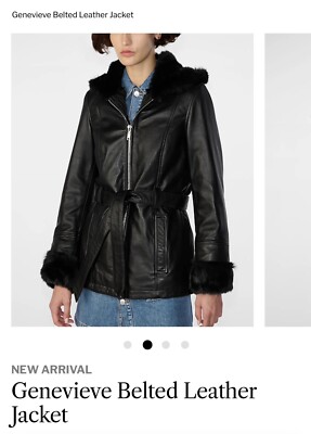 Wilson Leather Genevieve Belted Women Leather Jacket | eBay