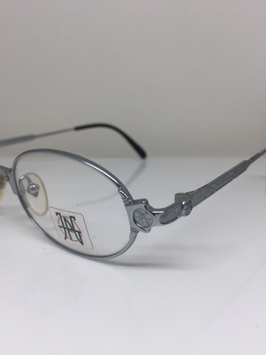 New Vintage Jean Paul Gaultier JPG 57-5104 Eyeglasses C. Silver
