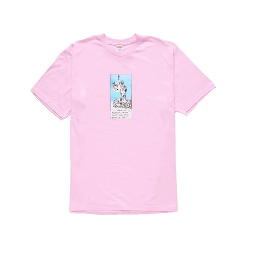 Supreme x Hanes Tagless Tees - 2 Pack - Pink - Cotton Crewneck