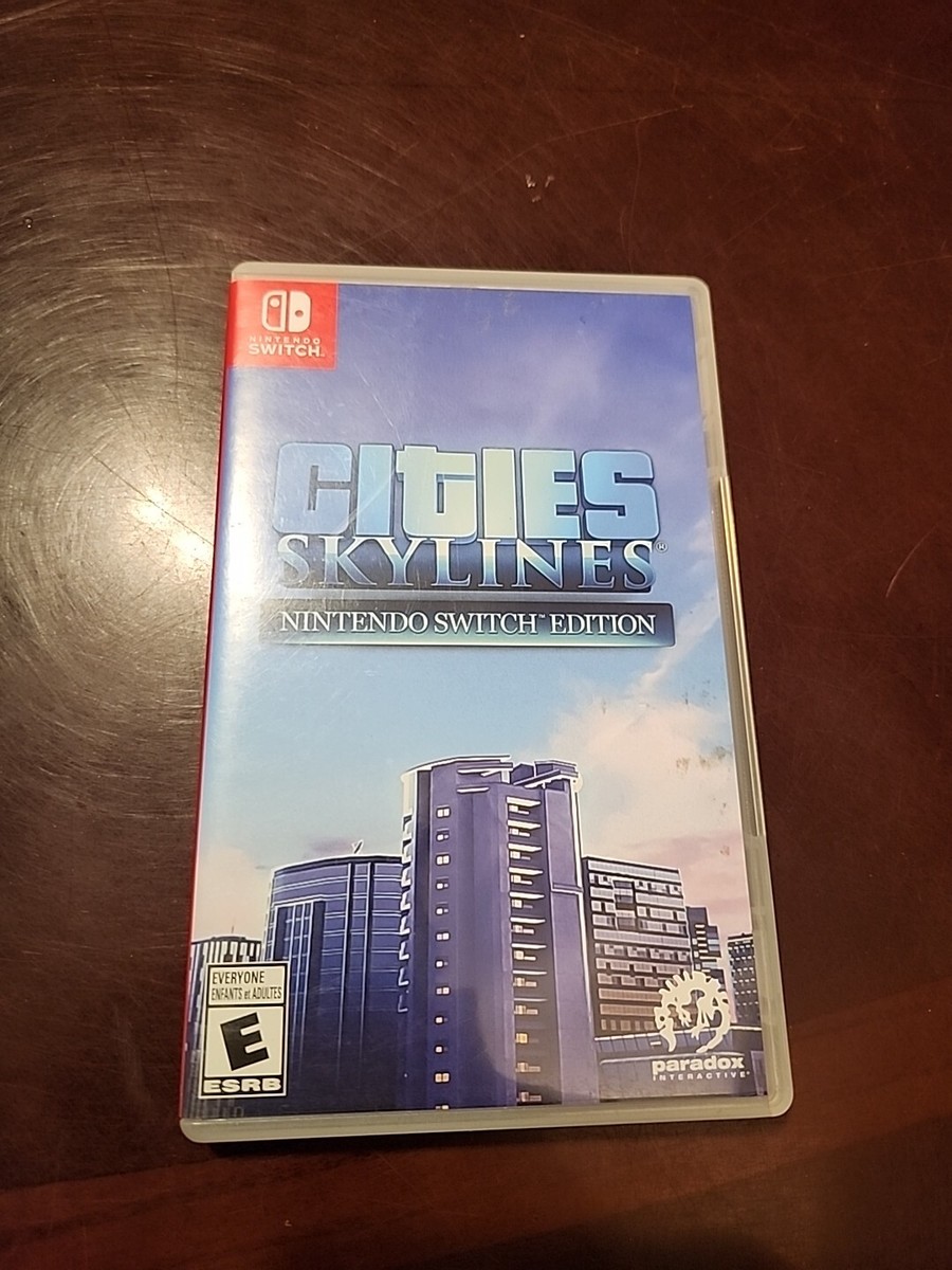Cities Skylines Nintendo Switch Edition original case US version