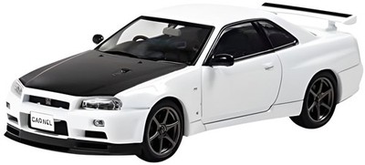 CARNEL 1/43 Nissan Skyline GT-R VSPECII N1 (BNR34) 2000 WHITE