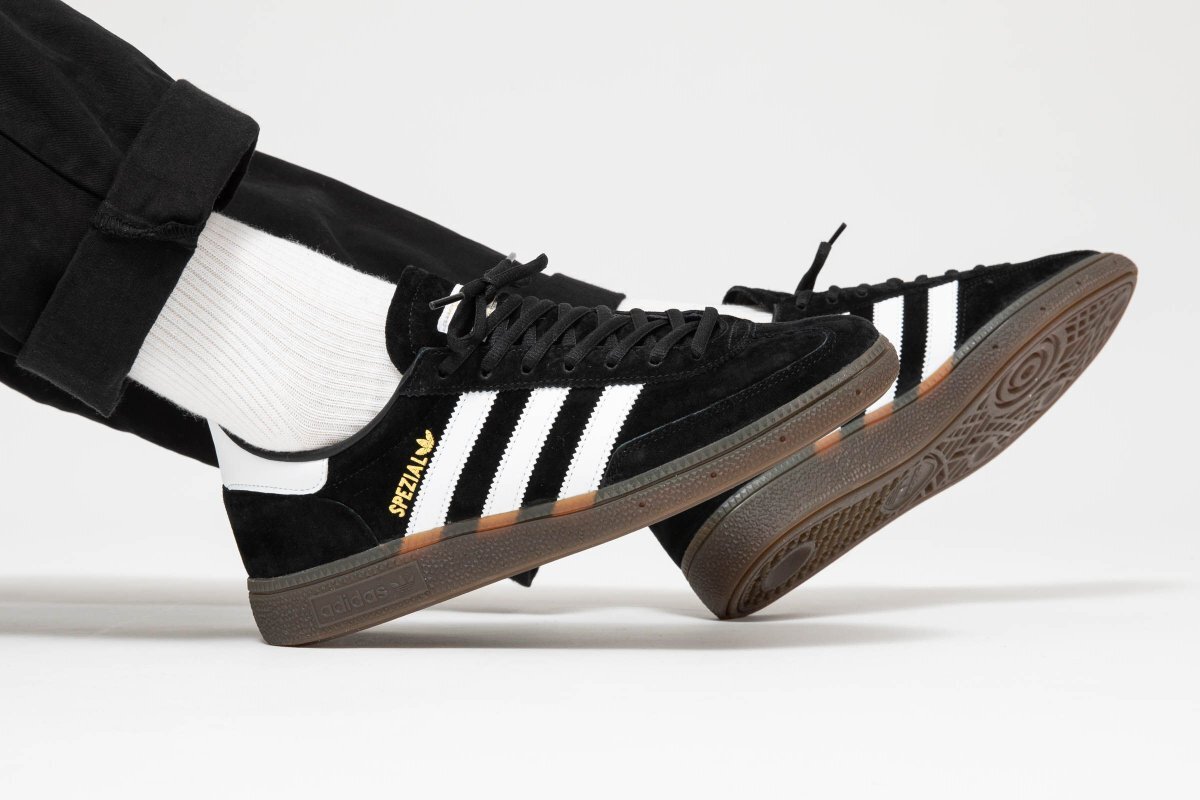 Adidas Handball Spezial Orignals Black/White/Brown Gum GOLD DB3021