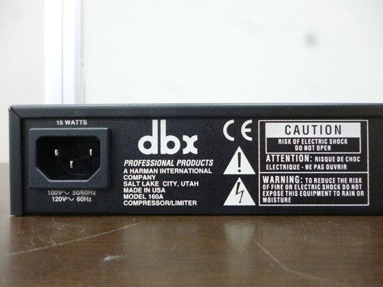 DBX 160A Professional Single Channel Vintage Compressor / Limiter