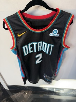 Cade Cunningham Detroit Pistons Black 2025 City Swing Jersey XL