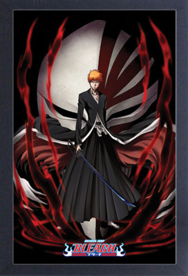 BLEACH ICHIGO POWERUP 13x19 FRAMED GELCOAT POSTER ANIME SERIES