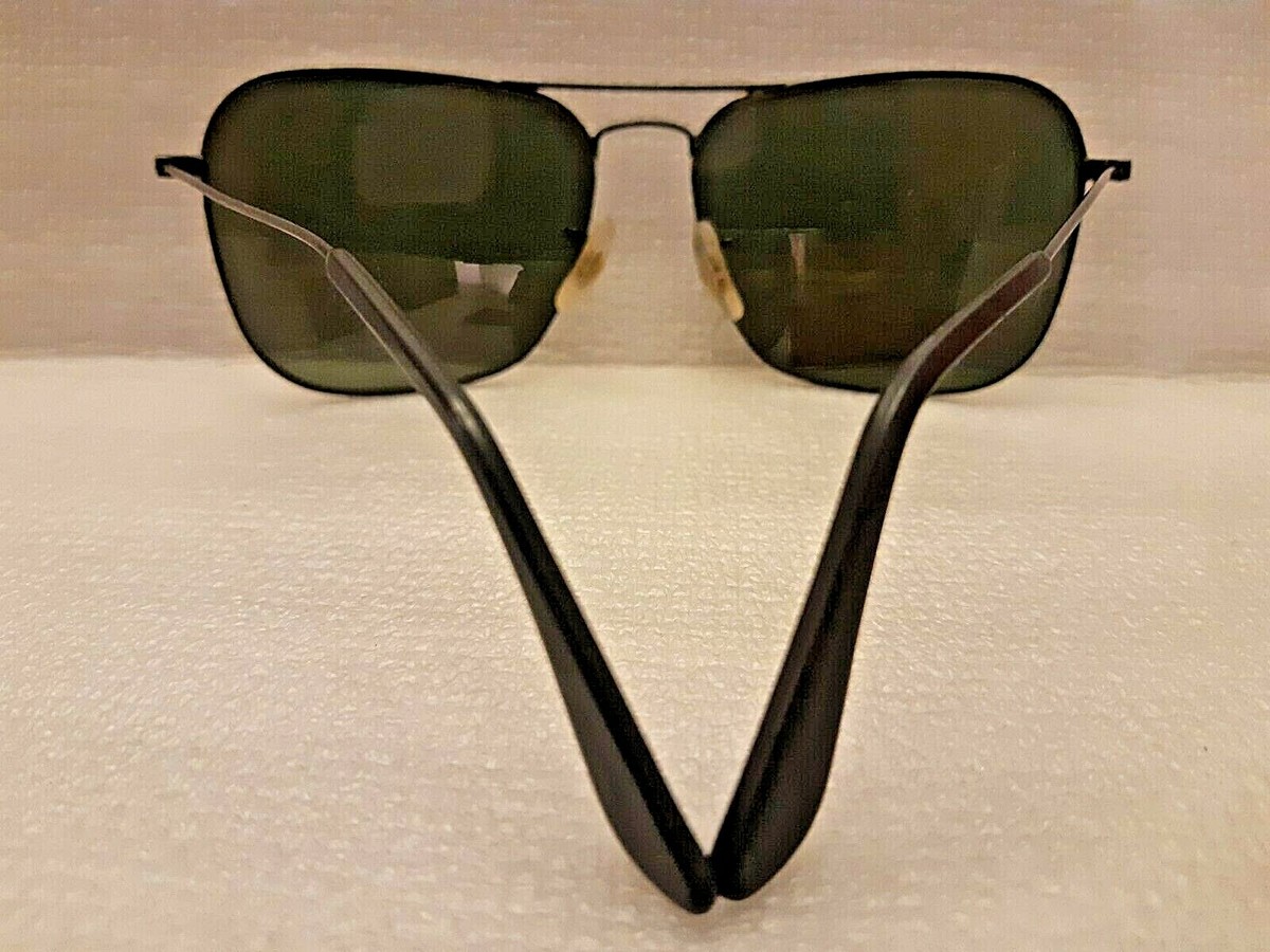 VINTAGE B&L RAY BAN USA CARAVAN 58-16 BLACK WITH CASE RARE!!! | eBay