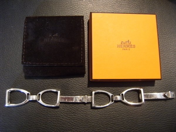 HERMES Horsebit Bracelet Silver 925 | eBay