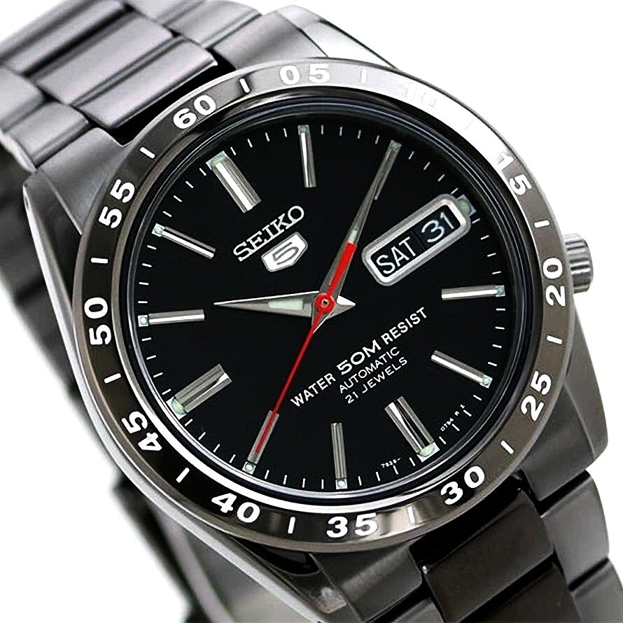 SEIKO 5 Sports SNKE03K1 Mechanical Automatic Watch Black SNKE03KC